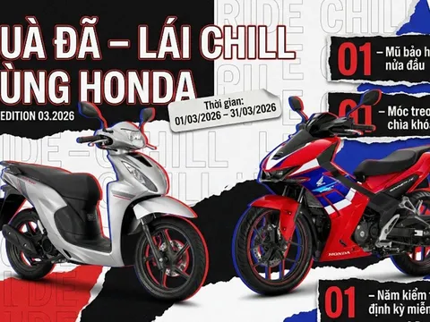 Honda Vision & Winner X 2026 – 3 Ưu Đãi Lớn Tháng 3, Chốt Xe Nhận Quà