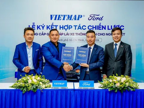 Ford Ký Hợp Tác Chiến Lược với Vietmap Cung Cấp thêm Hỗ Trợ Lái Xe Thông Minh