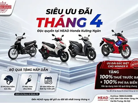 SIÊU ƯU ĐÃI THÁNG 4 TẠI HEAD KƯỜNG NGÂN