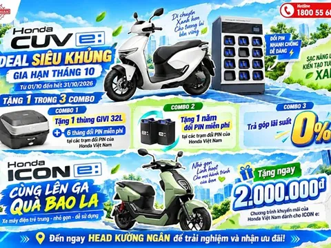 THÁNG 10 “HỜI” LỚN KHI MUA XE ĐIỆN HONDA