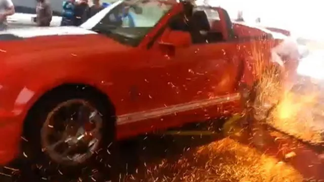 Shelby GT500 thể hiện sức mạnh siêu khủng