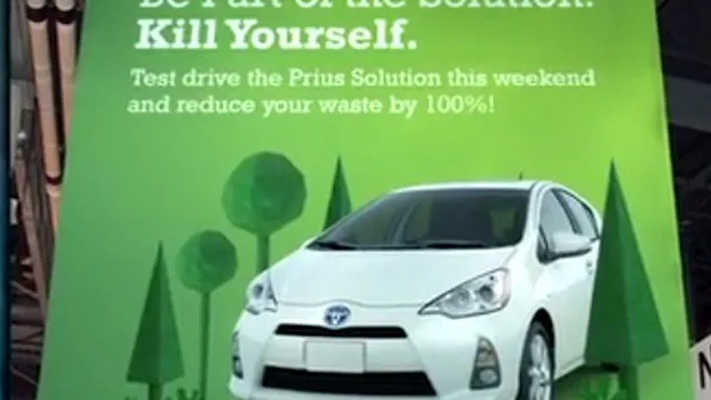Quảng cáo cực sốc của Toyota Prius