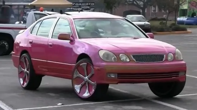 Lexus GS300 gắn mâm "khủng" 30 inch