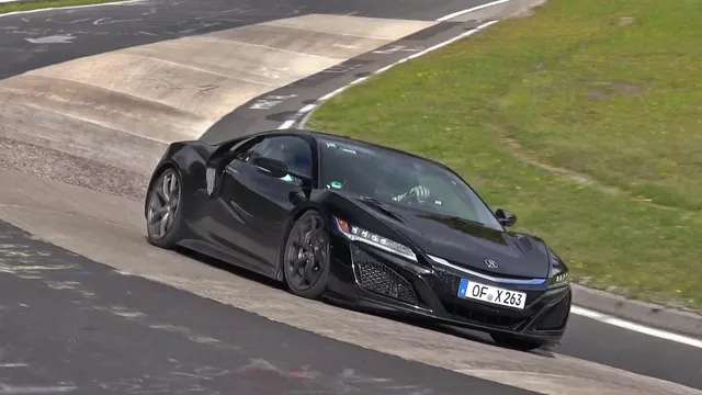 Acura NSX 2016 trên đường đua Nurburgring