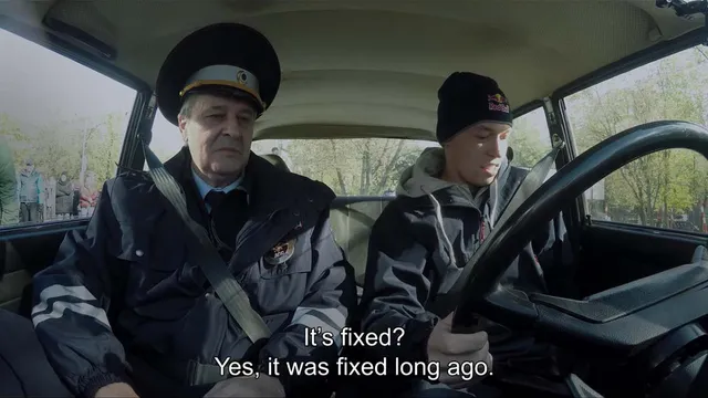 Màn sát hạch lái xe bá đạo tại Nga