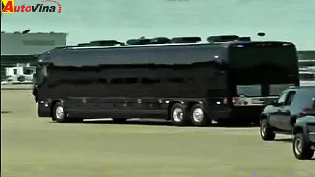 Lộ diện xe Bus đặc chủng triệu Đô của Tổng thống Mỹ