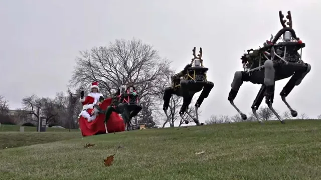 Đàn tuần lộc máy của Ông già Noel