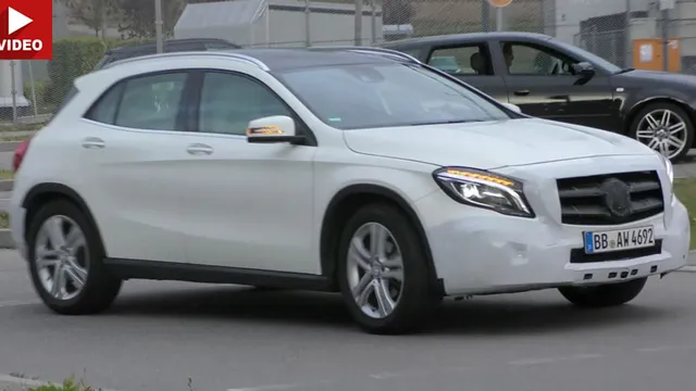 Mercedes-Benz GLA phiên bản facelift mới sẽ trình làng vào năm 2017 