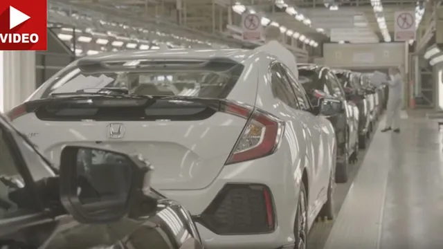 Video cận cảnh quá trình sản xuất Honda Civic hatchback 2017