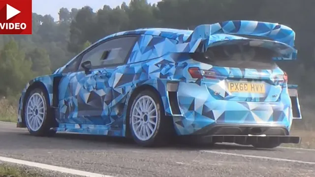 Video Ford Fiesta 2017 thần tốc hơn với phiên bản WRC 