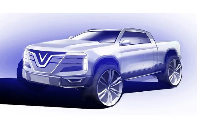 Chi tiết bán tải điện VinFast