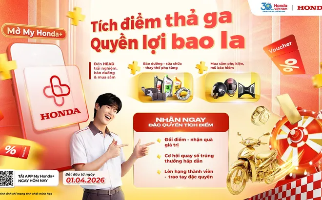 Honda khởi động   “Chương trình Khách hàng thân thiết Honda” trên ứng dụng My Honda+