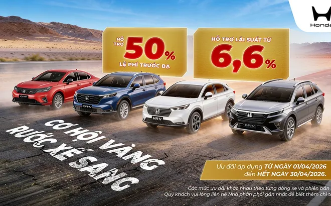 Honda khuyến mại hấp dẫn tháng 04 năm 2026